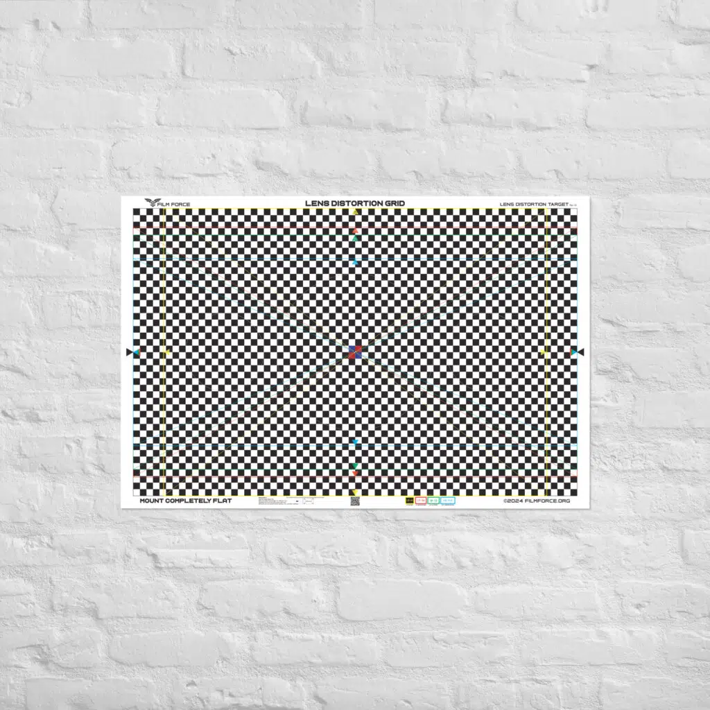 VFX Lens Distortion Grid